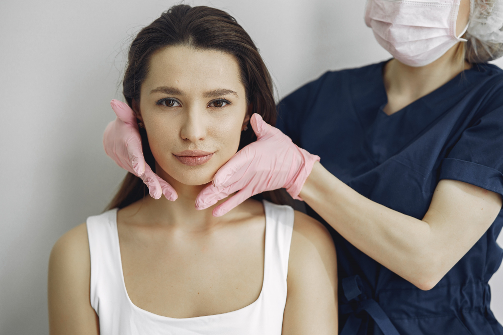RF microneedling for non-surgical skin tightening at Valoura Med Spa in Savoy, IL