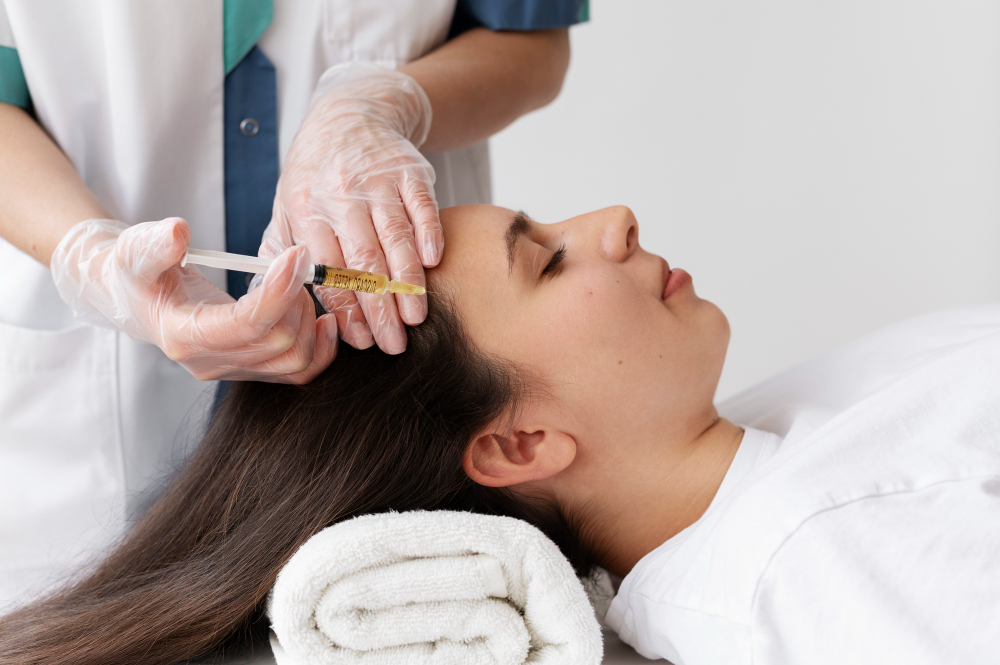 Exosome and regenerative skin treatment at Valoura Med Spa in Savoy, IL
