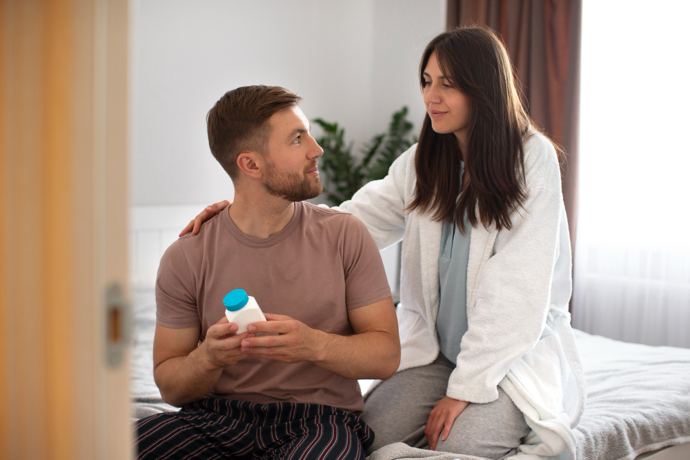Men's hormone health consultation at Valoura Med Spa in Savoy, IL
